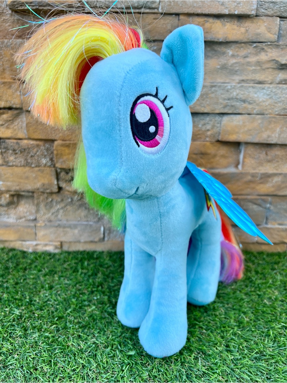 RETRO Ty Sparkle My Little Pony Rainbow Dash 🌈 2017 Hasbro 11” plush